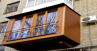 Внешняя отделка балкона Кропоткин цена от 1053 руб. м/2.