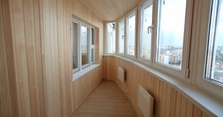 Внутренняя отделка лоджии Кропоткин, цена от 211 руб. м2